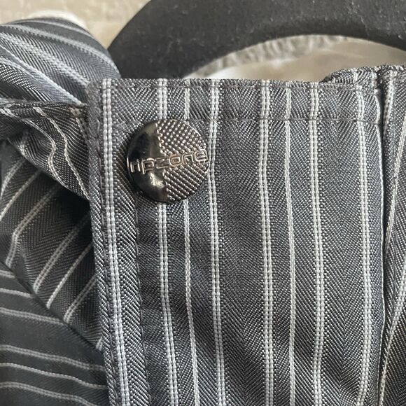 RIPZONE Snow Jacket Youth Small Grey Striped Core 5000MM FLEECE Lined Hooded Ski - Picture 6 of 16